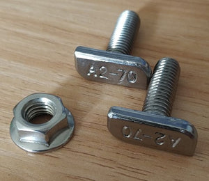 Stainless Steel T Bolts M8X25mm