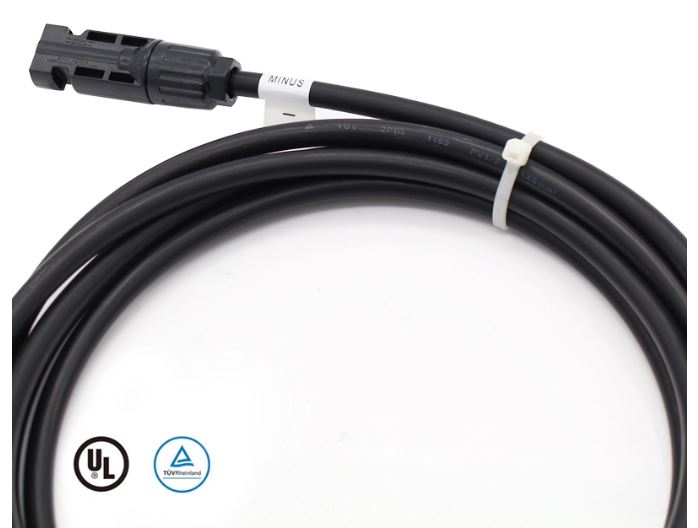 5 feet MC4 extension cable